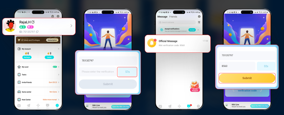 How to Become Niki Live agent various steps